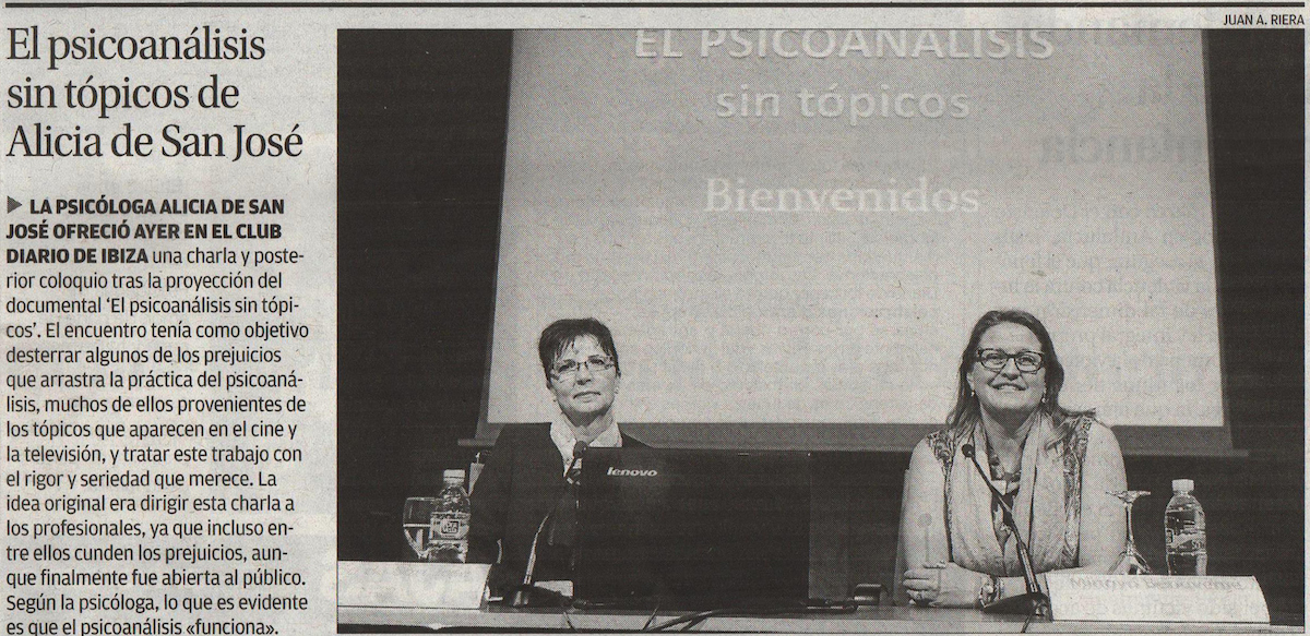 Conferència Psicoanàlisi