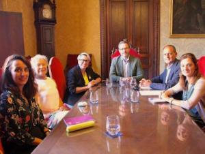 Representantes de la Junta de Gobierno del COPIB se reúnen con el alcalde de Palma